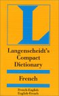 Langenscheidt's Compact French Dictionary: French-English English-French