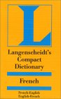 Langenscheidt's Compact French Dictionary: French-English English-French