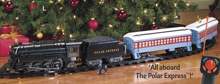 polar express train set accessories