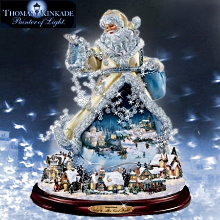 Thomas Kinkade - Moving Santa