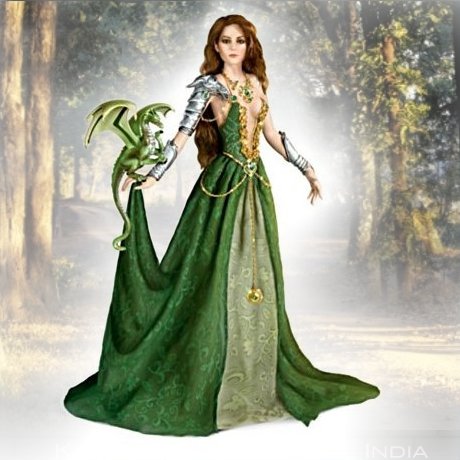 Emerald Enticement Fantasy Doll
