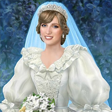 Princess Diana - bride figurine
