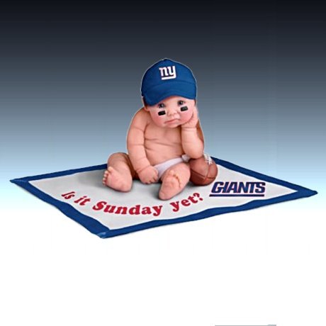 NFL New York Giants Fan Baby Doll