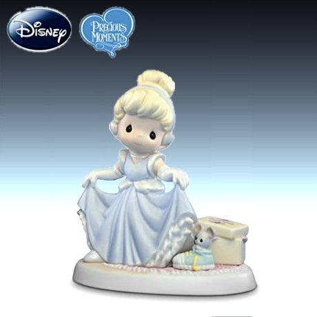 Precious Moments Cinderella - A Dream Is A Wish Your Heart Makes Figurine