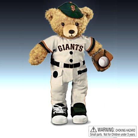 San Francisco Giants Coaching Teddy Bear