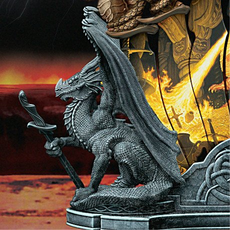Crypt poker skeleton figurine collection