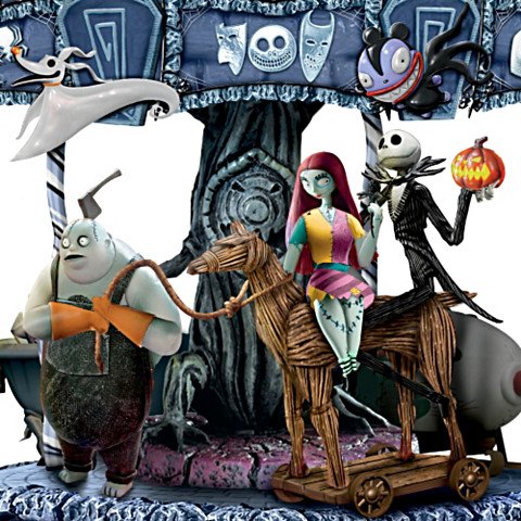 Tim Burton's The Nightmare Before Christmas Carousel - Detail