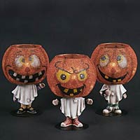 Spooky Halloween Pumpkin Votives