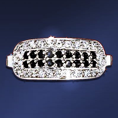 5th Avenue Black & White Diamond Ring With Rare Black Diamonds