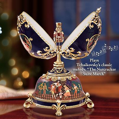 The Russian Nutcracker Collectible Musical Egg