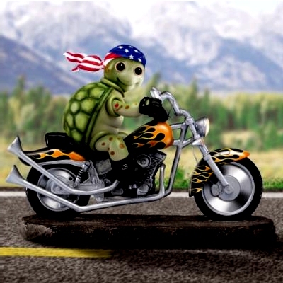 Born To Ride, musical figurine