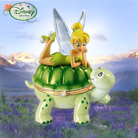 Disney Tinkerbell and Turtle Music Box
