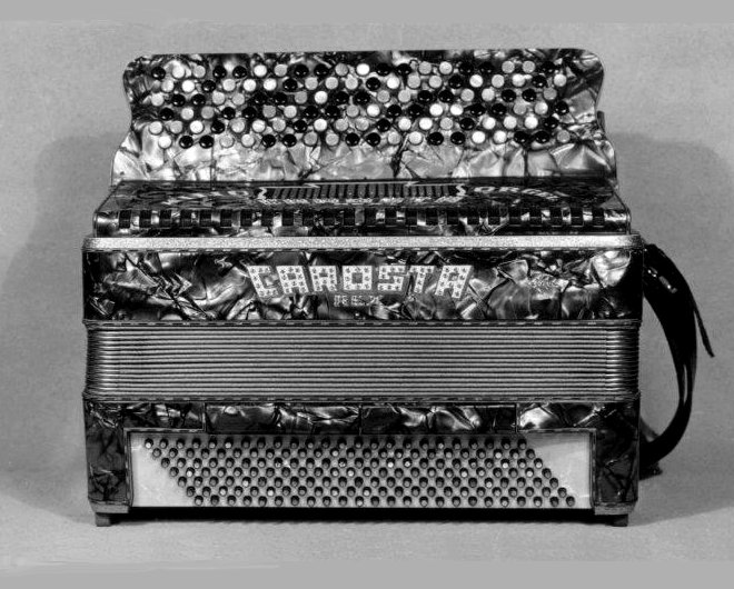 Historical CAROSTA Rex Accordion with 168 bass buttons