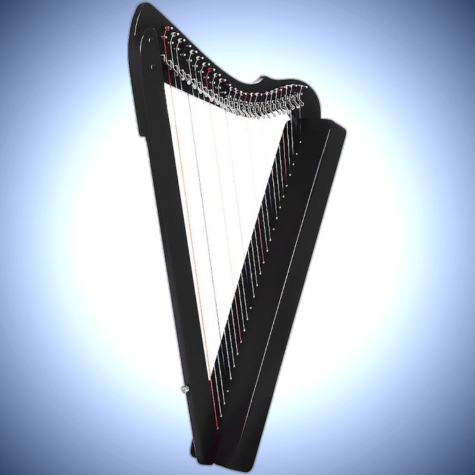 Rees Harps Fullsicle Harp Black