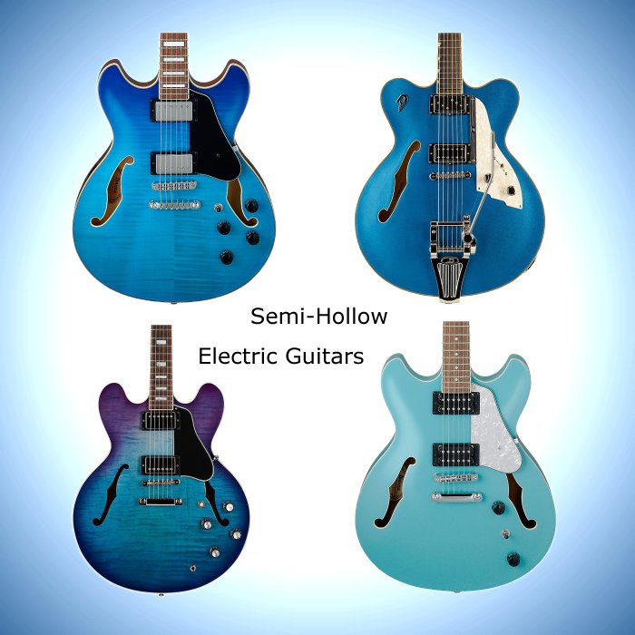 Semi-Hollow Electric Guitars