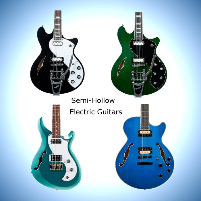 Semi-Hollow Electric Guitars